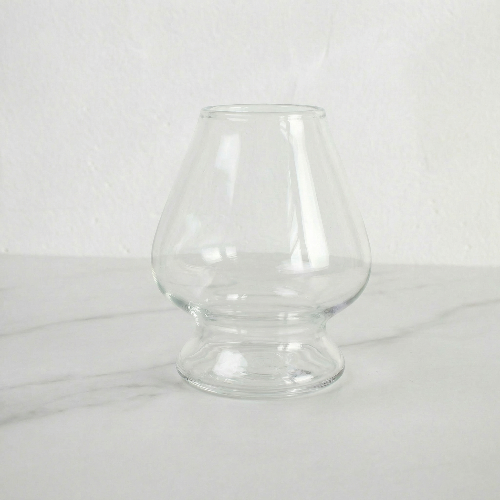 Glass matcha whisk stand holder